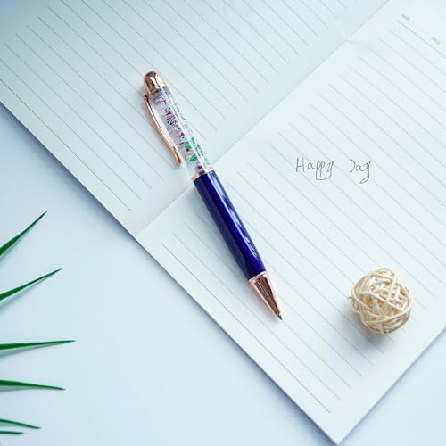 Image of Christmas Snowman Tree Funny Pens Cute Floater Floating Liquid Writing Journaling Office Pen Unique Gift For Women Men Kids Girl Boy