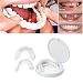 Braces Instant Veneers Dentures Fake Teeth Smile Serrated Denture Teeth Top and Bottom Comfort Fit Flex Teeth Socket To Make White Tooth Beautiful Neat