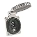 Marinco PH6592TV-SS Marine Stainless Steel Phone and Cable TV Inlet