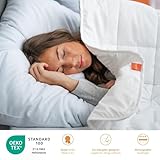 sleepling Kopfkissen 70x90 cm, Polster, Allergiker Kissen, waschbar, Made in EU, Oeko-TEX, großes Schlafkissen 70 x 90, Bettkissen, Pillow, Basic 100