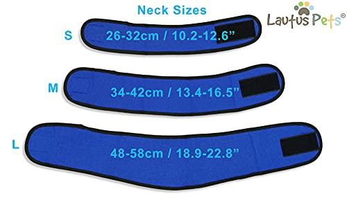 Lautus Pets Kühlendes Hundehalstuch – schnell, leicht und tragbar für Hunde – einfach zu bedienendes Kühlhalsband für Hunde – verhindert Überhitzung, perfekt für Besitzer und Pfleger (groß)