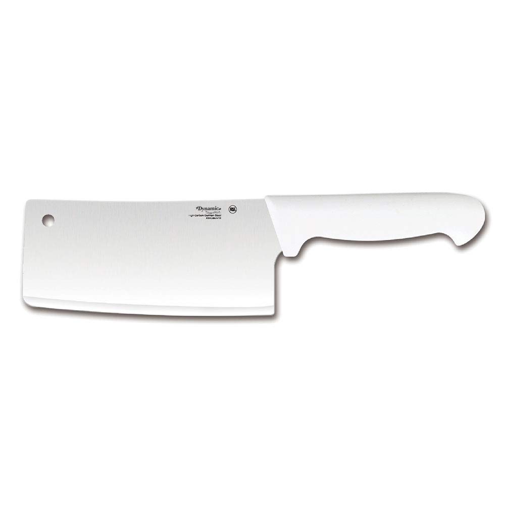 Dynamicby Cutlery-Pro Pro-Line, Polypropylene, 6" Meat Cleaver, White, Large
