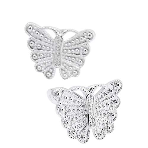 YAMAO Boutons De Manchette Chemise,Boutons de Manchette série Animale Simple Mignon Forme de Papillon Mode Hommes et Femmes Cadeau Chemise Boutons de Manchette Cover