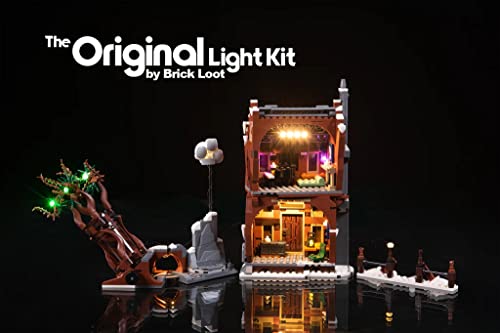 Brick Loot Deluxe LED Lighting Light KIT for Your Lego Harry Potter The Shrieking Shack & Whomping Willow Set 76407- (Note: Model is NOT Included)