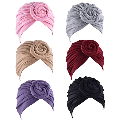 Turban pour femme avec nœud floral africain idéal pour vos sorties d été