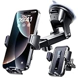 VANMASS 2026 Car Phone Holder【Military-Grade Strongest 90+LBS Suction】Phone Holder for Your Car Dashboard Windshield Vent Cell Phone Mount Truck Stand Cradle for iPhone 17 Pro Max 16 15 14 13 Android