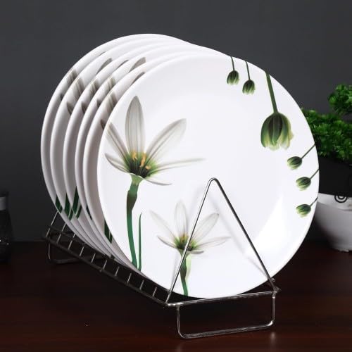Image of Golden Fish Melamine Full Dinner Plates Set of 6 - 11-Inch BPA-Free, Durable, Break-Resistant Plates for Everyday Meals & Parties (NPF-1)
