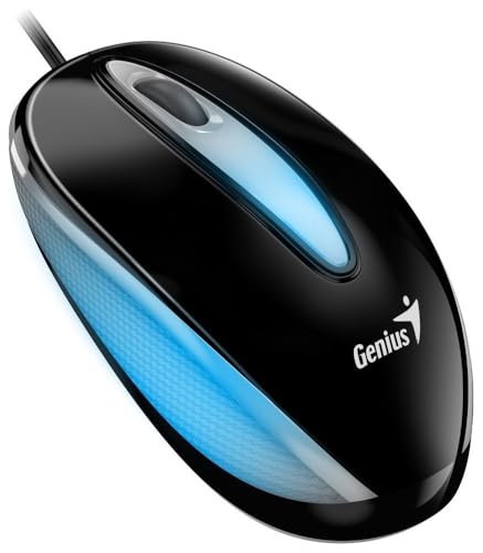 Genius Souris USB DX-Mini Flashing LED Black