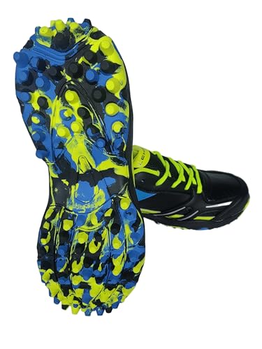 Image of Hockey Shoes for Youth, Mens and Adults, Twin Color Combination with Good Flexibility, Durability & Perfect Finish with Specially Designed Rubber Sole with Multi-Color Combination.
