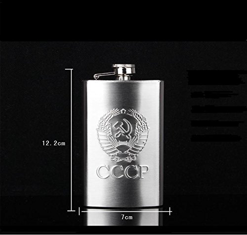 Amazon.co.jp: CCCP スキットル 5oz ウイスキー携帯ボトル ピューター