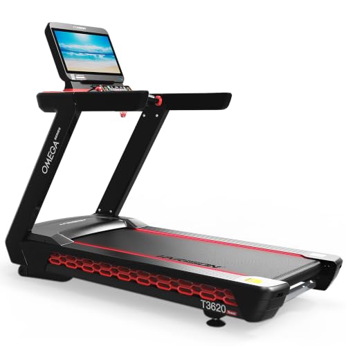 Image of HARISON Commerical Treadmill, 21.5 inch Touchscreen Display, 0.8-20 km /h Speed, 18% Auto Incline, 7.0HP Peak Power, 400 lbs Capacity, Smart App Connected Running Machine
