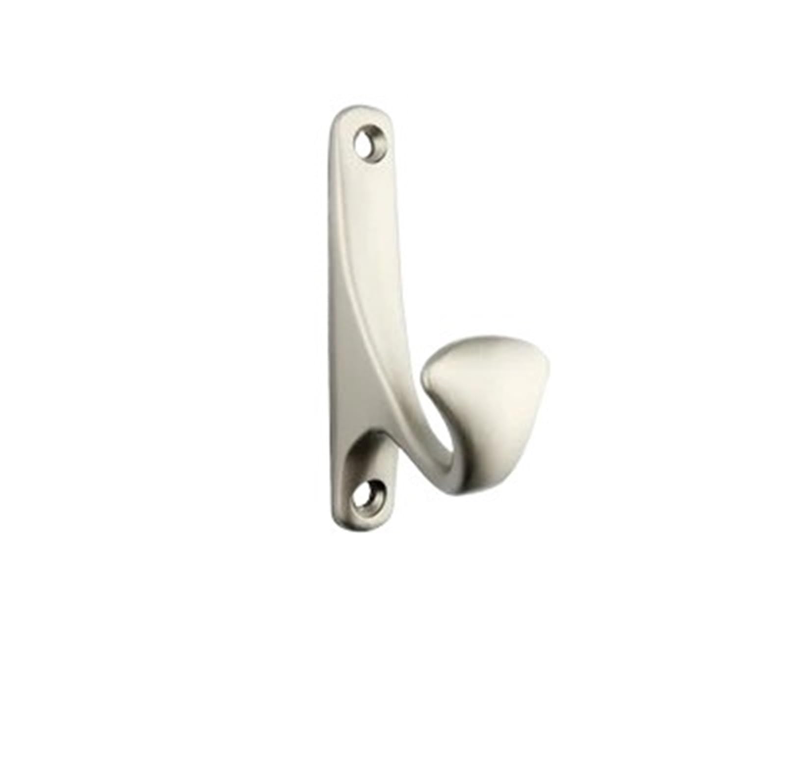 Yusuzh Silver 8Pcs Zinc Alloy Bronze Wall Mounted Hook Rustic Key Coat Bag Hat Hanger Robe Hooks Hanging Kitchen Bathroom Room Rack For Mudroom,Closet(Silver)