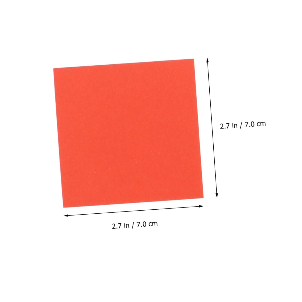 Doppelseitiges Origamipapier Stück, Quadratisch, Farbig