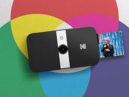 Câmera digital KODAK Smile com impressão instantânea – Câmera de 10 MP com impressora Zink 2 x 3 (pr