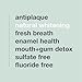 Davids Fluoride Free Toothpaste, Teeth Whitening, Antiplaque, SLS (Sulfate) Free, Promotes Enamel Health, Mouth & Gum Detox, EWG Verified, Natural Peppermint, 5.25oz (3 Pack)