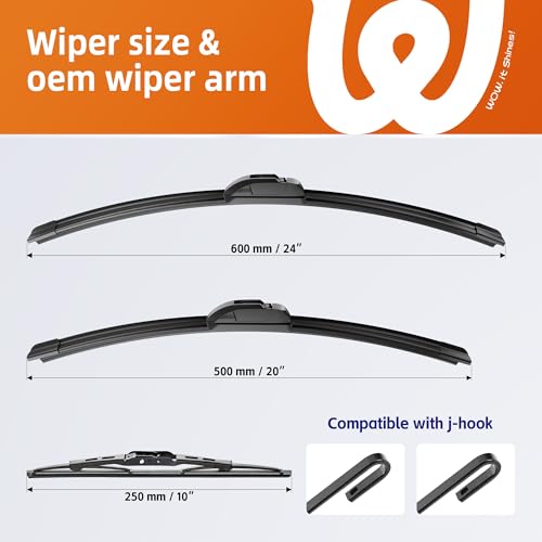 Image of Windshield Wiper Blades Fits Chevy Traverse 2018-2023