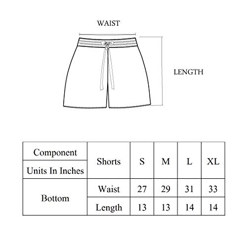 Image of B STORIES Women's Ultra-Soft Printed 100% Viscose Culotte Shorts | Soft Casual High Waist Lounge Shorts | Girls Ladies Stylish Quirky Casual Summer Beach Bottoms (S-XXL)