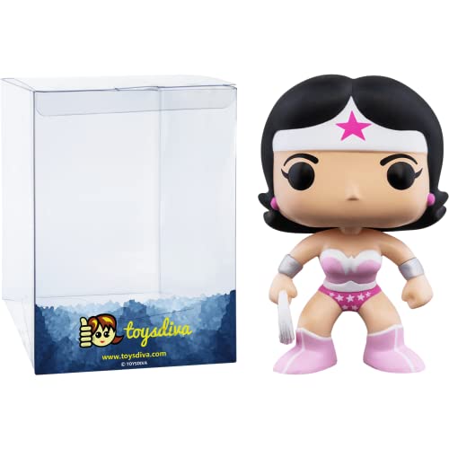 Wonder W O M A N : P O P ! Heroes Vinyl Figurine Bundle With 1 Compatible 'Toysdiva' Graphic Protector (350-49989 - B)