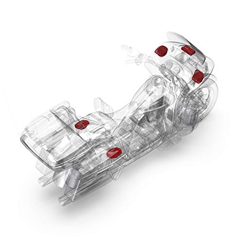 Rockford Fosgate Hd14Cvo-Stage2 Four Speakers & Amplifier Kit For 2014+ Harley-Davidson Road Glide Cvo & Street Glide Cvo, Black #TOP1