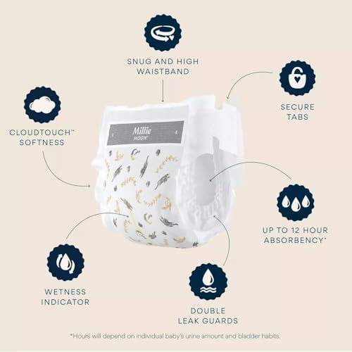 Image of Millie Moon Luxury Diapers Size 1, 108 Count