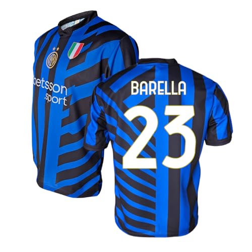 Inter Maglia Home 2024/2026 Camiseta para casa 2024/2025, Negro Azul, X-Large Unisex Adulto