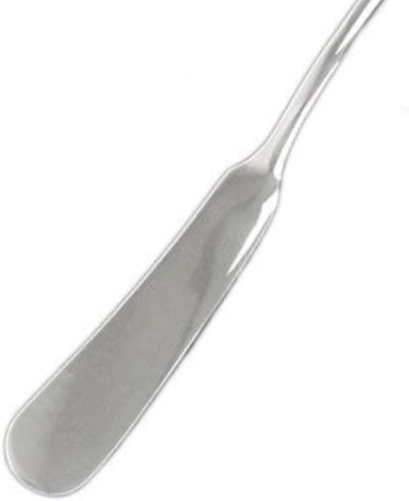 TrueCraftware- Diamond Stainless Steel Butter Knife Set of 12- Stainless Steel Flatware Silverware Cutlery Kitchen Tableware Set for Home and Restaurant Butter Knife Spreader Butter Knifes