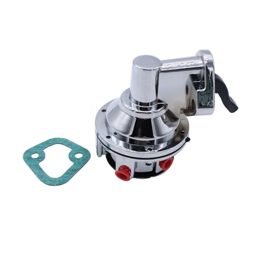 Mechanical Fuel Pump Compatible With Chevy SB 262-400 V8 Engine 6 PSI 1/4 NPT Inlet/Outlet