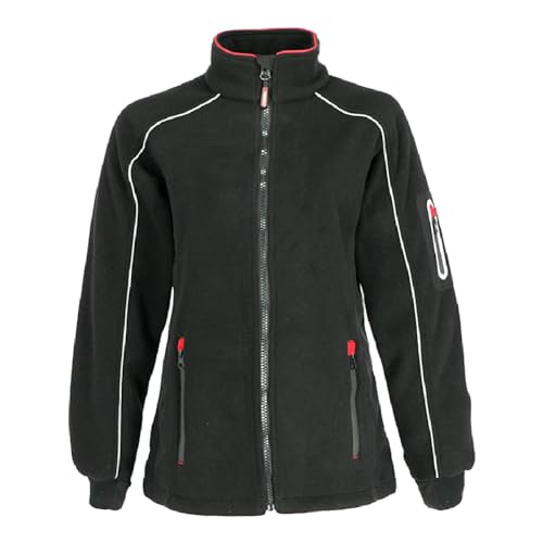 RefrigiWear Women’s Hybrid Water-Repellent Fleece Zip-Up Jacket, 20°F (-7°C) Comfort Rating