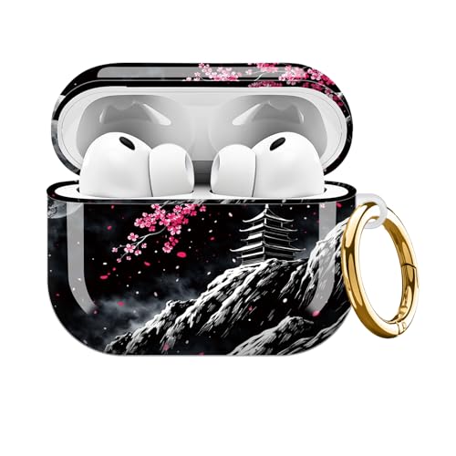 Coque AirPods Pro 3 design lune et accessoires dorés chics