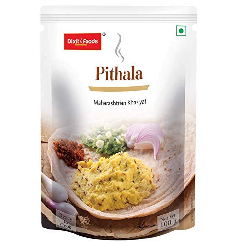 Dixit Foods ready to cook Pithala | Ready to eat pithla Mix | No Preservatives | 4 bowls /2 servings,100 grams (Pack of 2) (B08G8RSG21) Amazon Price History, Amazon Price Tracker