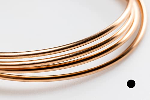 10 Gauge, Bronze Wire CDA #521 Alloy Jewelry Grade Dead Soft (Round) Made in USA - 5FT by CRAFT WIRE