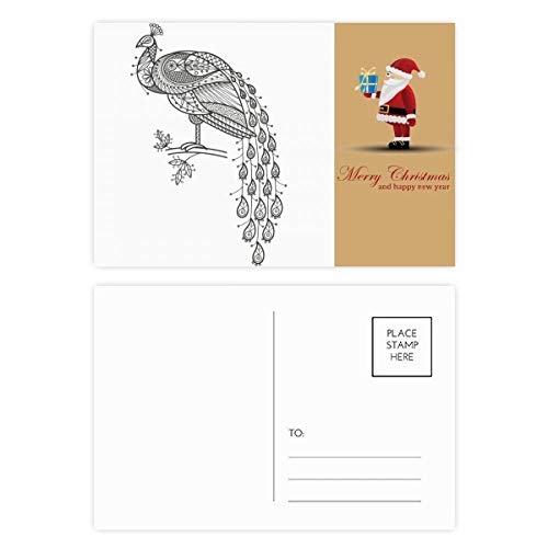 Cartes postales Peafowl lot de 20 pour exprimer vos sentiments avec joie