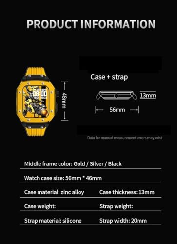 Remplacement Bracelet Apple Watch Cadre Alliage Évite Rayures Écran 45mm - 7