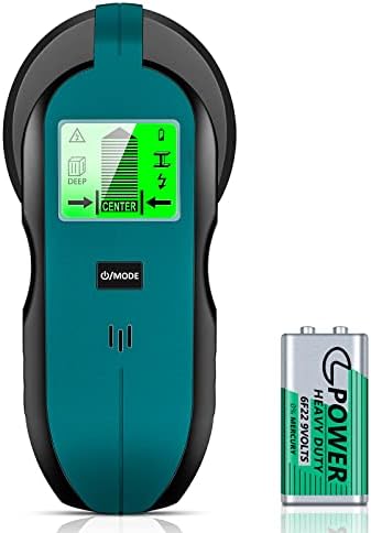 Stud Finder Wall Scanner - 4 in 1 Electronic Stud Sensor Wall Detector Wood Beam Finders Center Finding for Wood AC Wire Metal Studs Detection (Dark Blue)