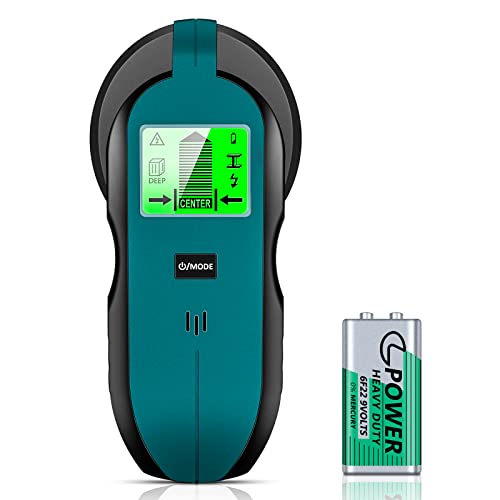 Stud Finder Wall Scanner - 4 In 1 Electronic Stud Sensor Wall Detector Wood Beam Finders Center Finding For Wood Ac Wire Metal Studs Detection (Dark Blue) #TOP8