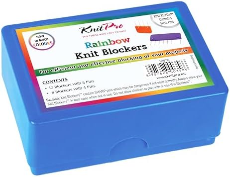 KnitPro KP10878 Rainbow Knit BLOCKERS PK20, Assorted