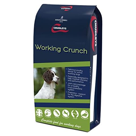 Chudleys Working Crunch Complete Dry Dog Food with Joint Care Package, 15 kg Cover