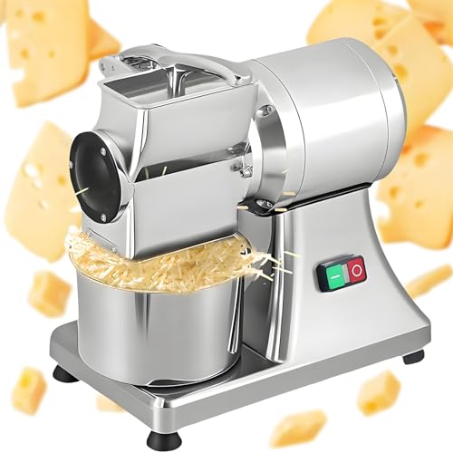 Rallador eléctrico de queso comercial acero inoxidable 550W