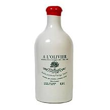 A LOlivier, Extra Virgin Olive Oil, In Signature White Crock with Wax Seal, 16.9 Ounce 500 ml Glass Bottle