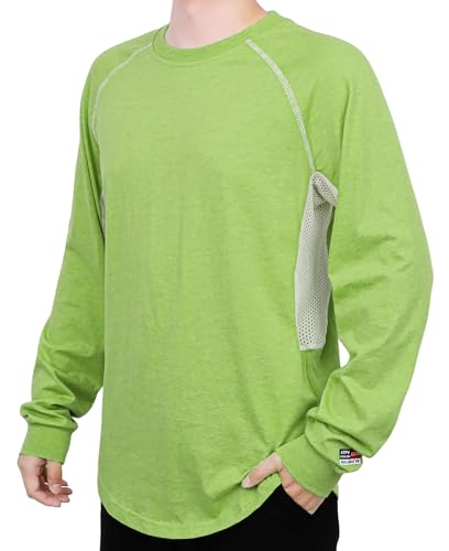 Amazon.com: BOCOMAL FR Shirts for Summer Vented Mesh Loose Fit 4oz