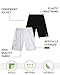 RBX Boys' Active Shorts - Athletic Performance Basketball Shorts (2 Pack), Size 10-12, Grey Black