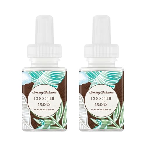 Image of Pura x Tommy Bahama Home Diffuser Refill, 2 Pack, Coconut Oasis