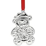 Lenox Holiday Holders Metal Teddy Bear Gift Card Holder Christmas Ornament