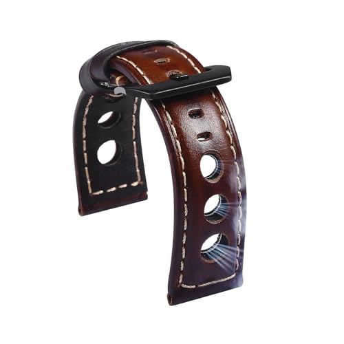 [] YingYou {vvXgbvBe[WuEubN 20 ~[g 22 ~[g 24 ~[gvxgjp 3 ʋC\tgvohv(Dark Brown-silver,22mm)