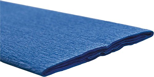 Werola 5128 Krepp-Papier, 50 x 250 cm, 32 g/m², brillantblau