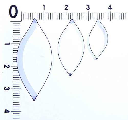 Periwinkle Leaf Cutter Set Sugarcraft Cutter - Stainless Steel, Silver - Image 2