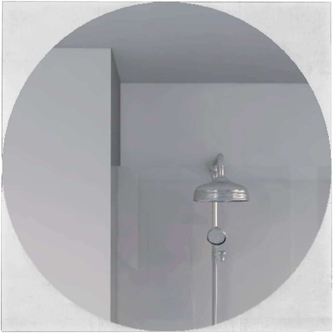Salerno Mirror, Square Shape, Sandblasting Borders -Mirrored Glass