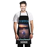 Personalized Add Your Own Photo Text Custom to Kitchen Apron Prepare Gift