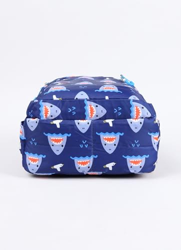 Image of PB Pearlbags Sigma 13L Printed Backpack,3 Compartments,Bottle Holder,Organizer,Premium Fabric,Water Resistant Anti Theft,School Bag for Boys and Girls