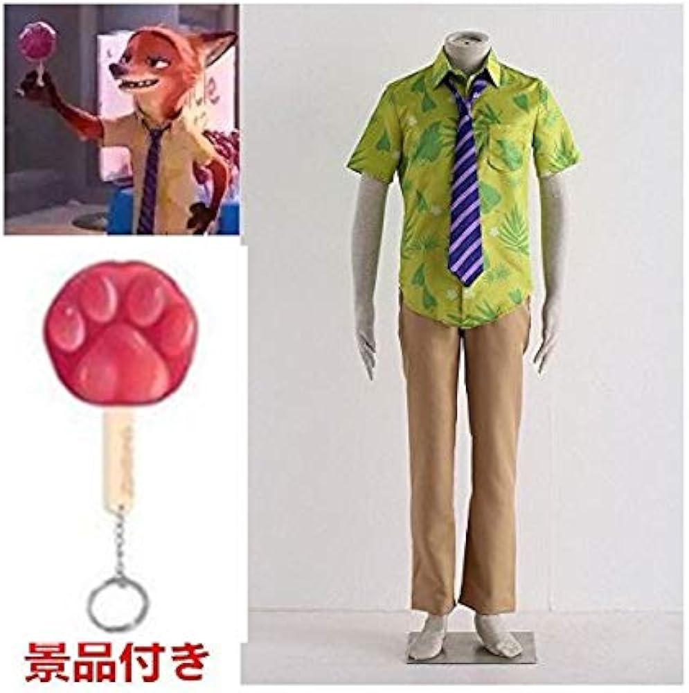 Amazon.co.jp: コスプレ衣装 ズートピア Zootopia シャツ/3点セット